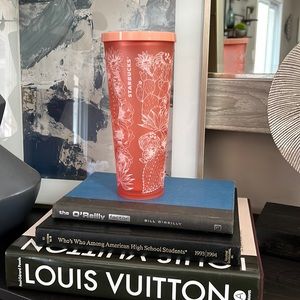 2018 Starbucks Coral Matte Cactus Tumbler